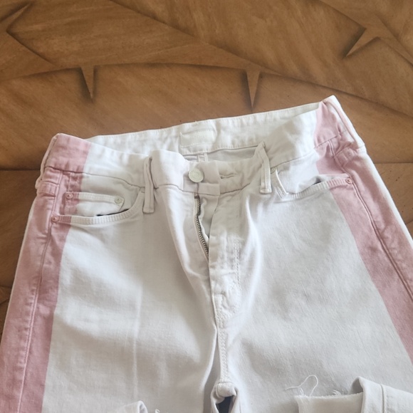 Jeans MOTHER beige pink rose - Picture 4 of 16